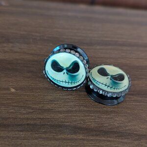22mm Jack Skellington Bejeweled Plugs